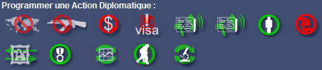 Actions diplomatiques