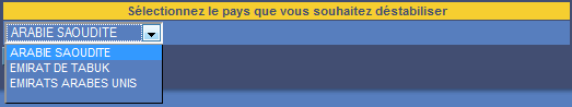 Choix du pays