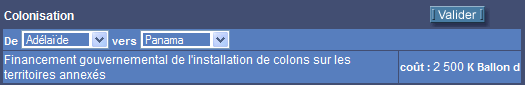 Colonisation