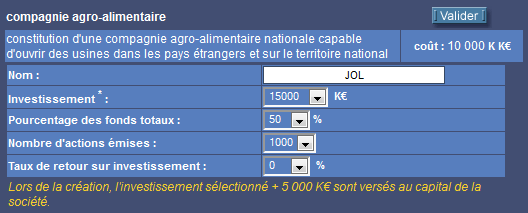 Société nationale création