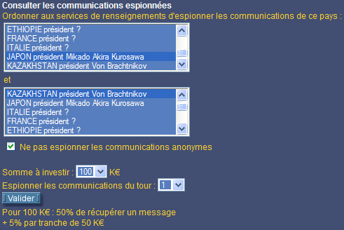 Espionner messages