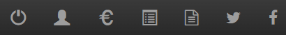 Menu du compte