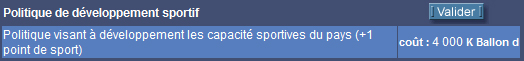 Politique sportive